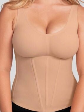 Honeylove Boldness Tank Sand Size 3X Shapewear Slimming